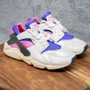 Nike Air Huarache Run PRM Playful Pink Blue Joy Sail FB9697-001 Men 7 Wmns 8.5